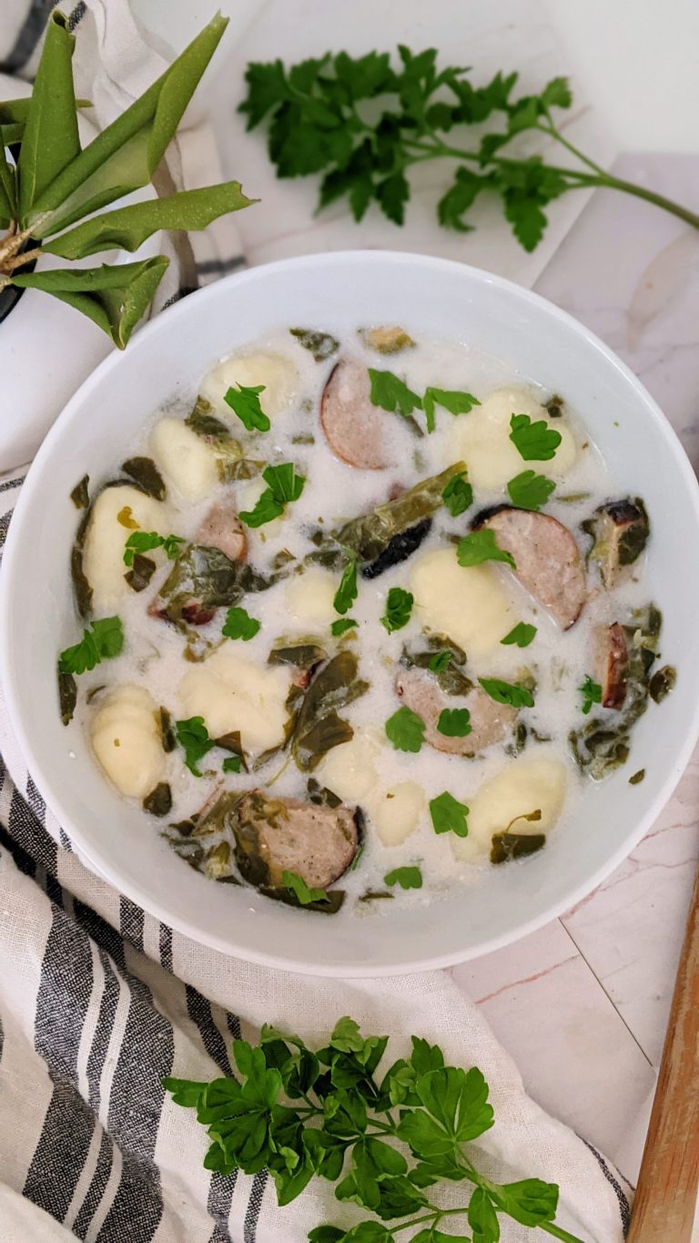 Dairy Free Gnocchi Soup (Vegan & Vegetarian Options)