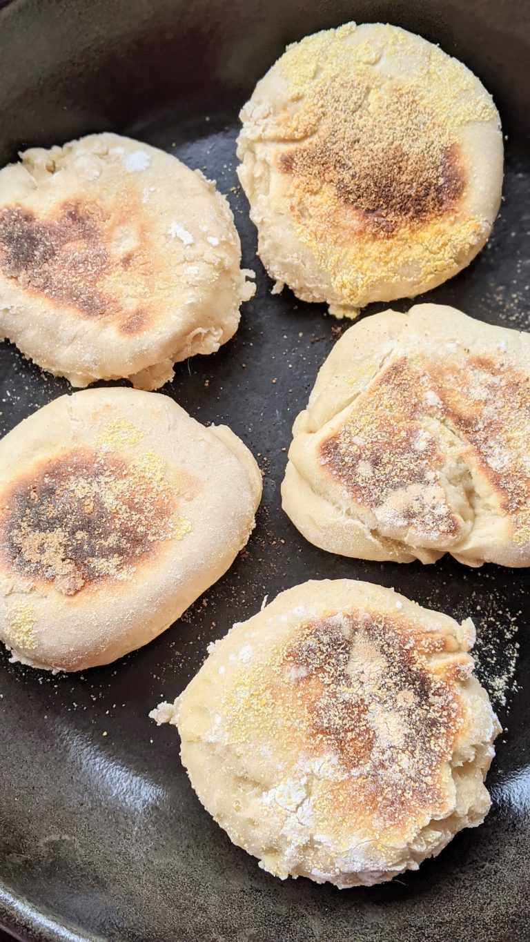 Vegan Sourdough English Muffins Recipe