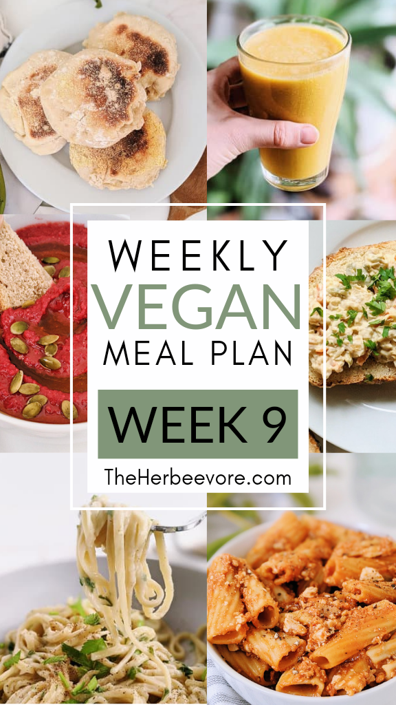 Healthy Vegan Meal Plan Recipes, Week 9 - The Herbeevore