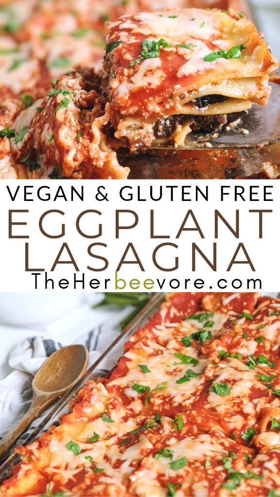 Eggplant Lasagna with Noodles Recipe - The Herbeevore