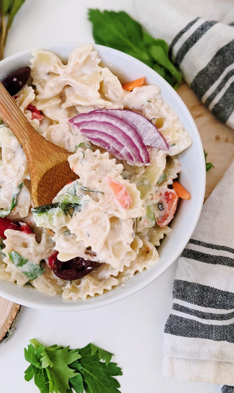 Tzatziki Pasta Salad (Gluten Free, Summer Side Dish)