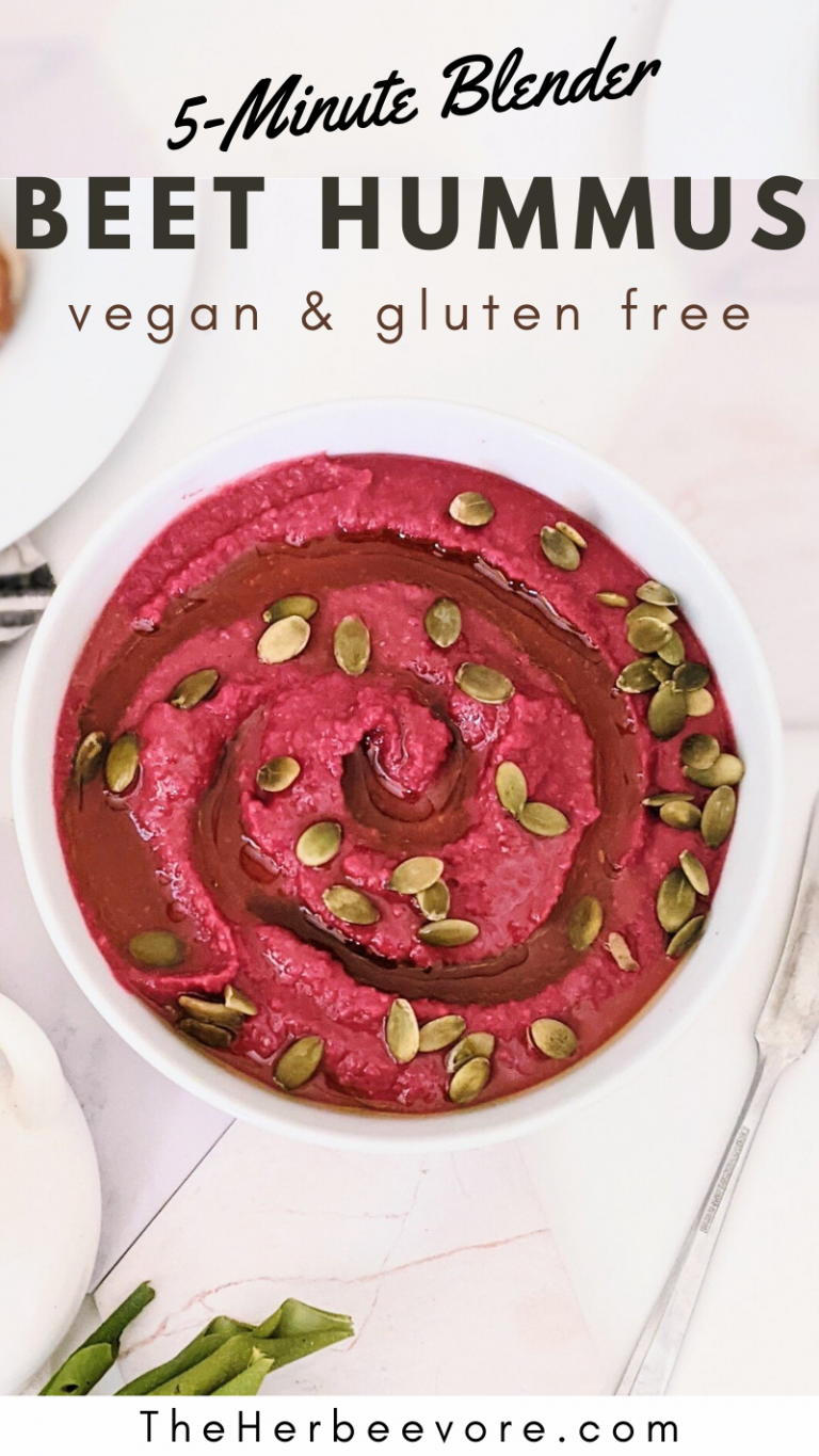 Beet Powder Hummus Recipe The Herbeevore