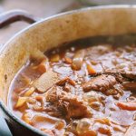 easy coq au vin recipe julia child french chicken red wine stew with carrots and potatoes recipe at home