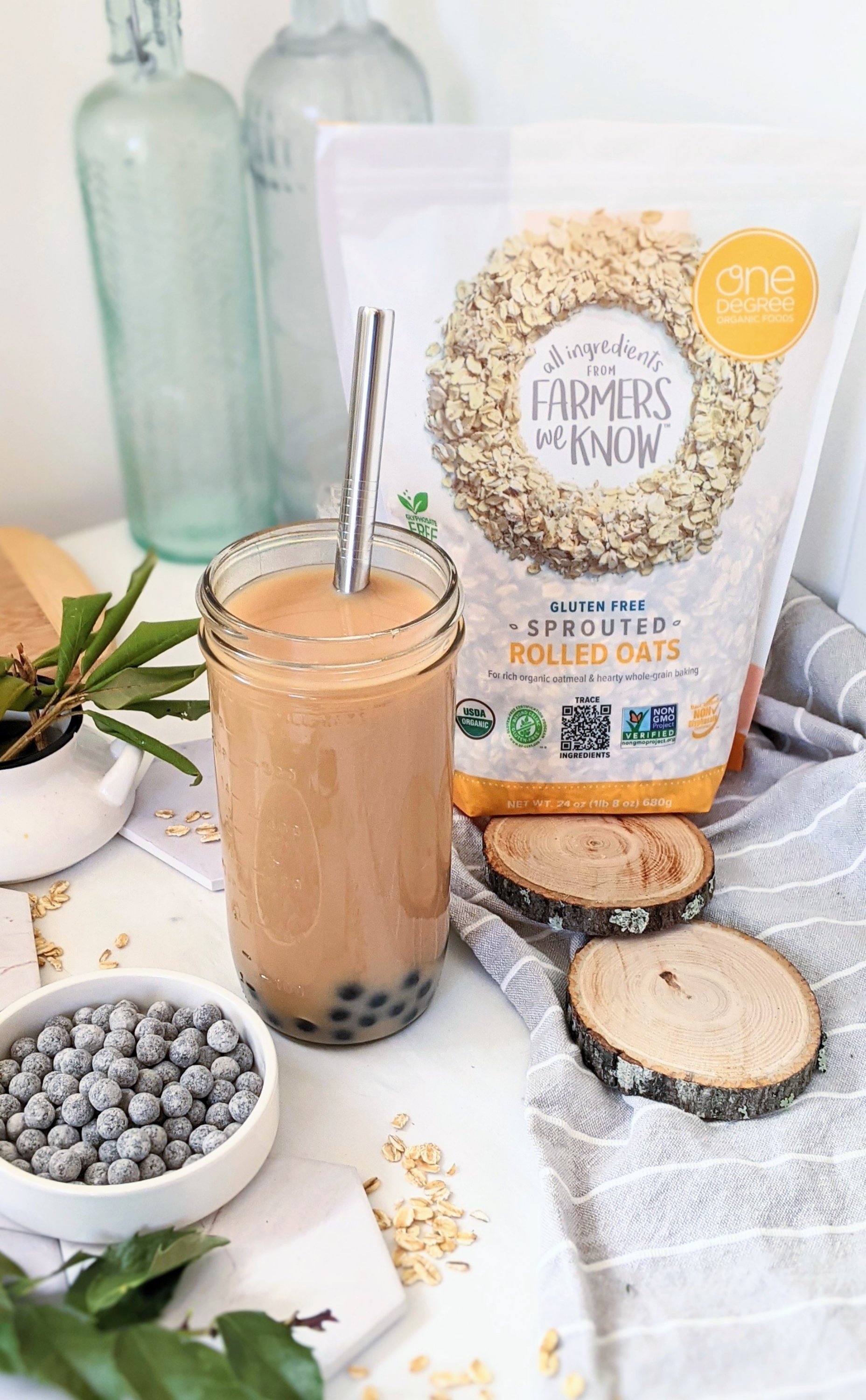 Oat Milk Bubble Tea Recipe (Vegan, Dairy Free) - The Herbeevore