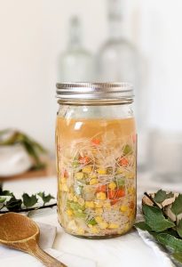 Mason Jar Low Sodium Ramen Noodle Soup Recipe (Vegan, Gluten-Free)