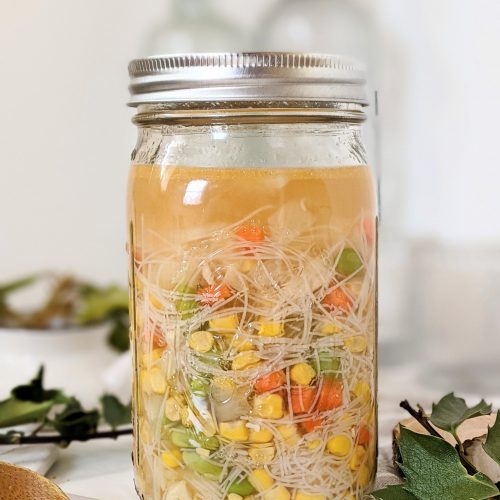 Noodle Soup in a Jar for Lunch