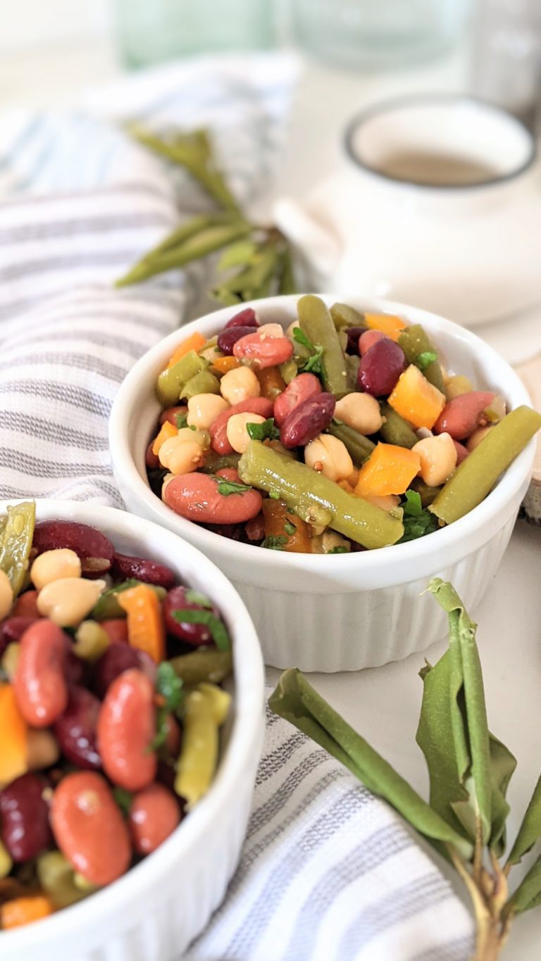 Easy Bean Salad Recipe A No Cook Side Dish The Herbeevore