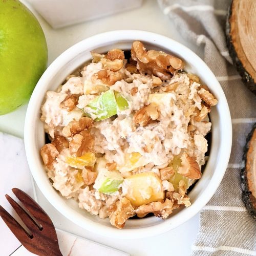 apple mango overnight oats recipe dairy free gluten free vegetarian healthy no cook oats