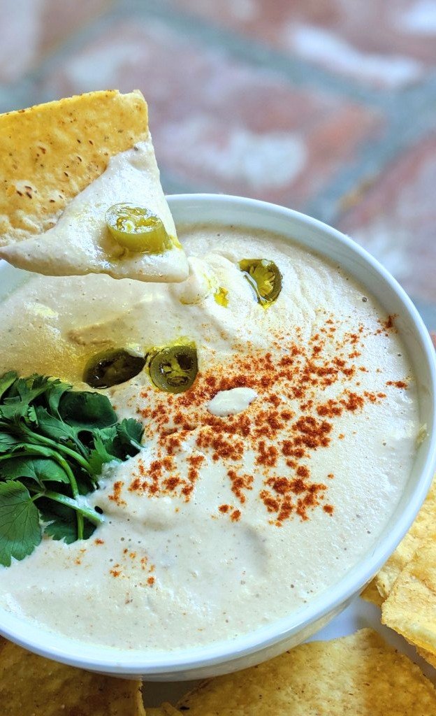 Tahini Queso Dip Recipe (Vegan, Dairy Free)