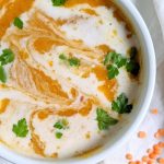 lentil butternut squash soup recipe vegan gluten free vegetarian plant based soups for fall butternut squash recipes healthy whole food plant based soups for autumn