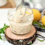 sweet lemon tahini dressing recipe nut free creamy salad dressings dairy free vegan gluten free salad dressings for Buddha bowls vegetarian