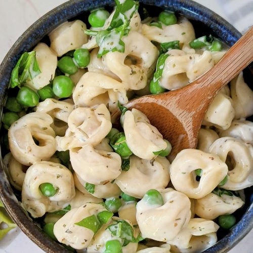 creamy tortellini salad recipe vegetarian summer pasta salads healthy plant based pasta salad with tortellini and creamy ranch dressing italian tortellini pasta salad recipe creamy vegetarian