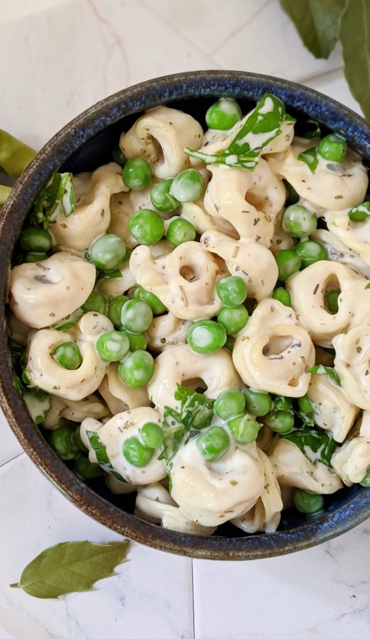 Creamy Tortellini Salad Recipe - The Herbeevore