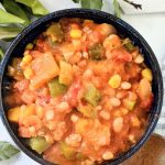 three sisters stew vegan gluten free summer stew recipes with corn squash beans okra tomatoes plant based proten whole foods plant based recipes for summer vegan healthy dinner ideas