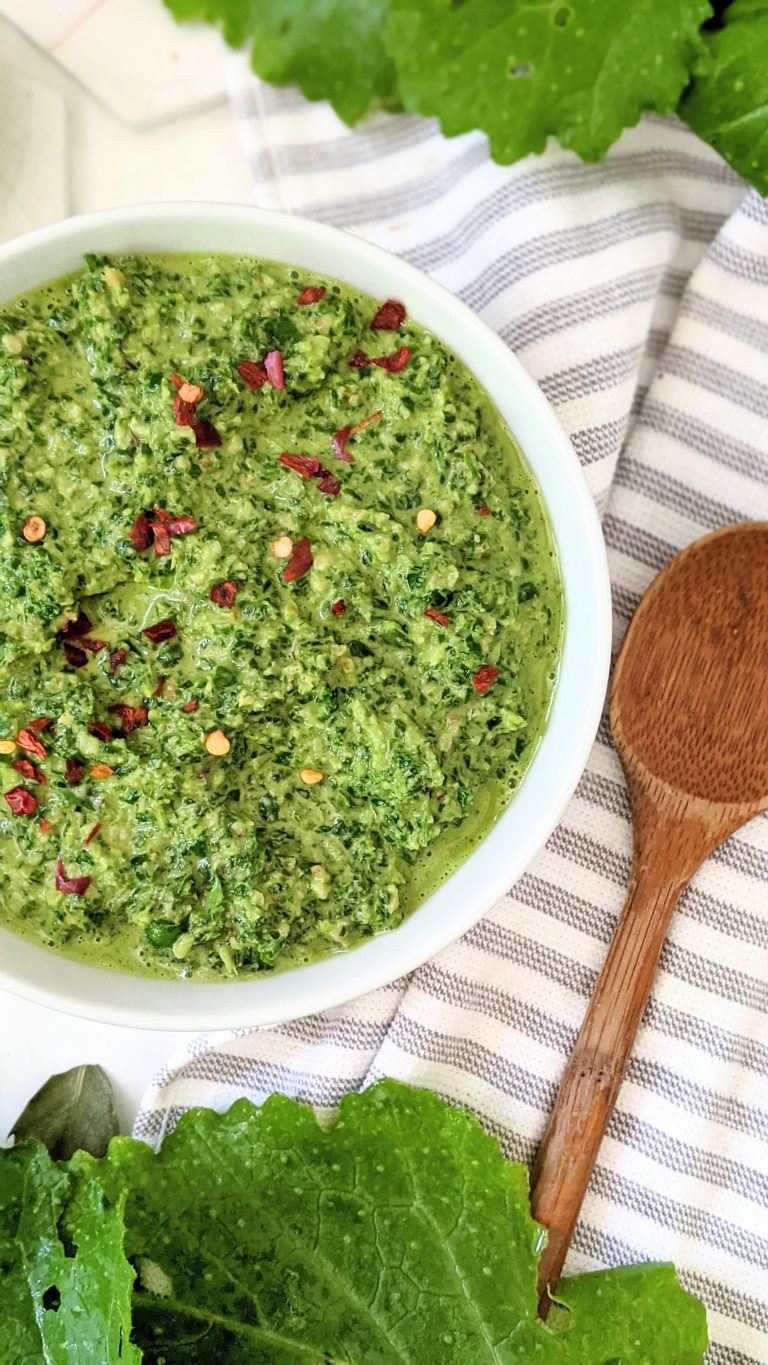 Turnip Greens Pesto Recipe The Herbeevore