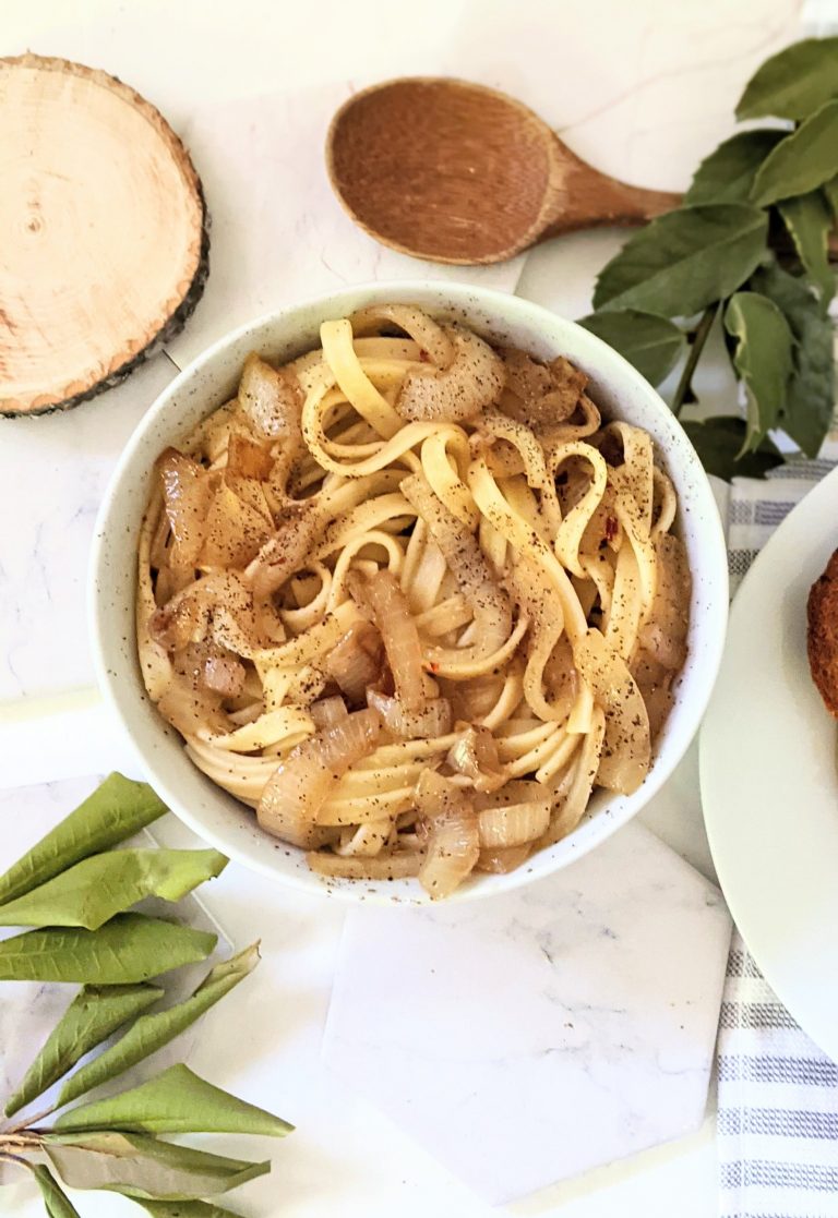 Caramelized Onion Alfredo Pasta Sauce Recipe The Herbeevore
