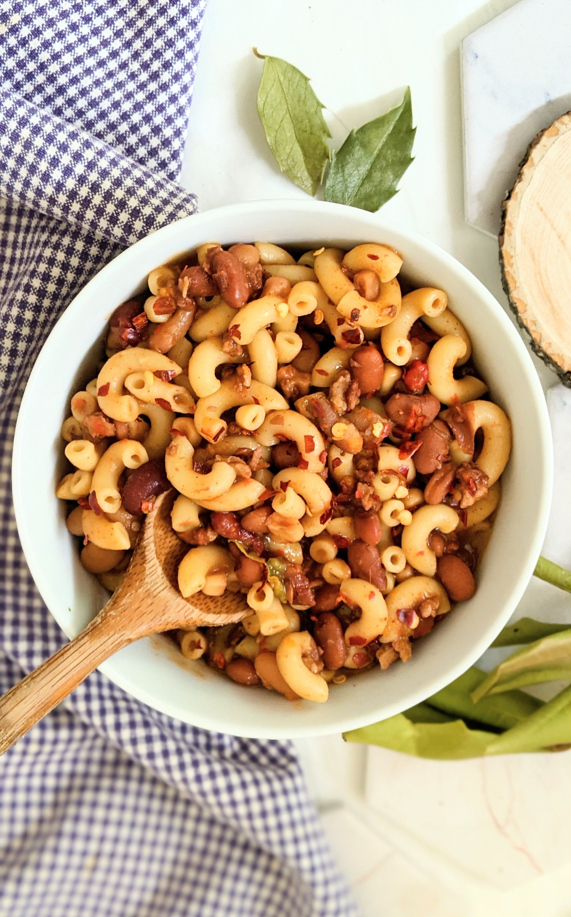 Cowboy Bean Pasta Recipe (High Protein, Vegan, Gluten Free)