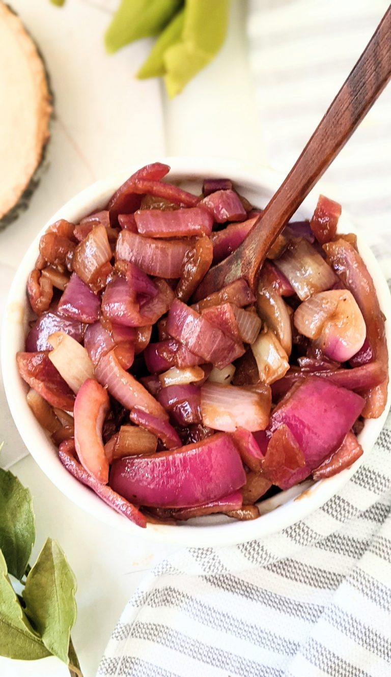 Fast Caramelized Red Onions Recipe
