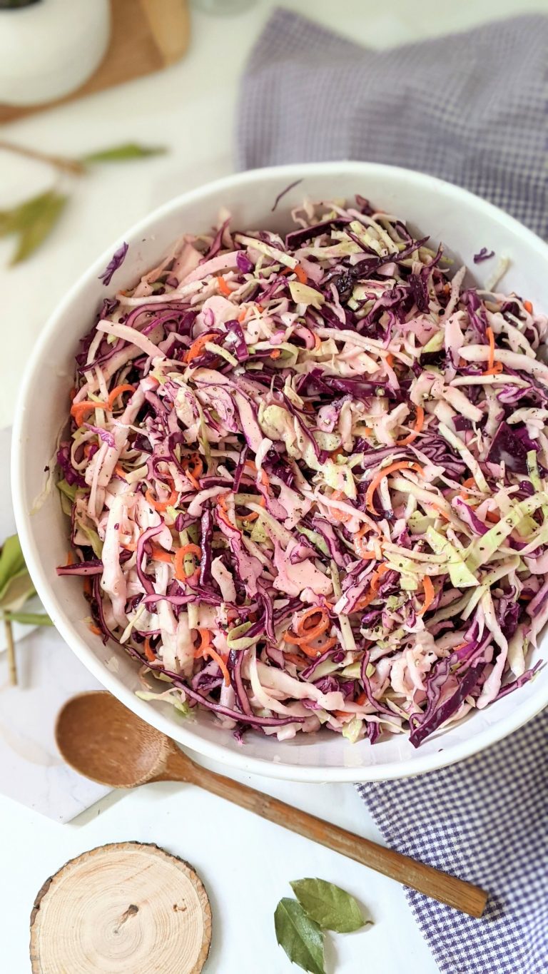 Red Cabbage Coleslaw Recipe The Herbeevore