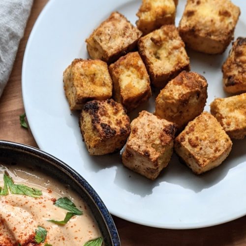 oven baked crispy tofu nuggets recipe air fryer tofu nugget recipes healthy tofu recipes for kids and adults
