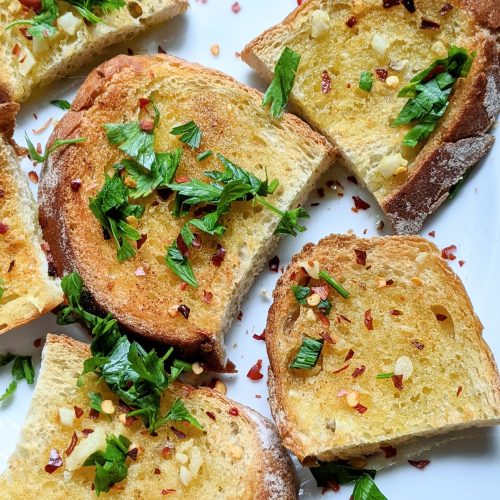 sourdough garlic bread recipe in the oven vegan dairy free vegetarian side dishes pasta spaghetti dinner sides healthy garlic bread with sourdough