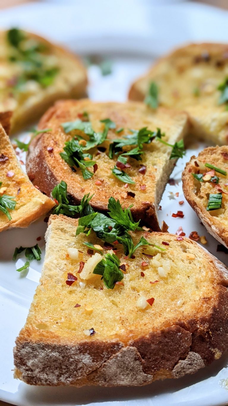 Sourdough Garlic Bread in the Oven Recipe The Herbeevore