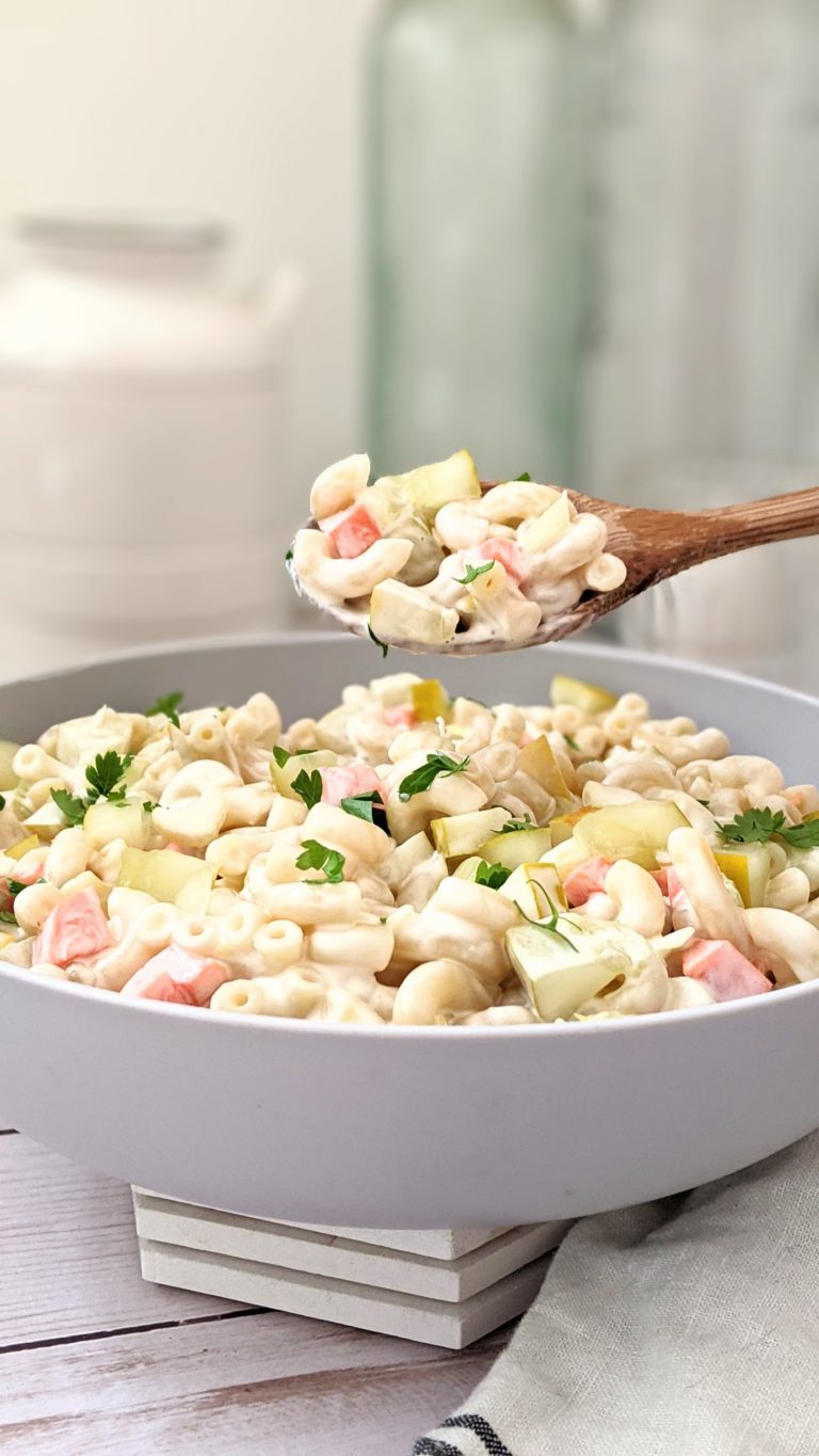 Dill Pickle Pasta Salad Recipe - The Herbeevore