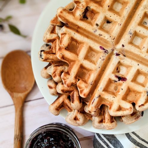 huckleberry waffles recipe easy homemade black huckleberry waffles what can you do with huckleberries recipe for summer berry recipes belgian waffles with huckleberries freshly picked recipes