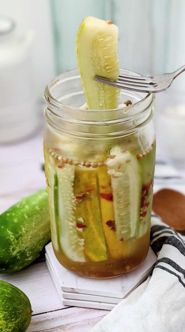 Fresh Garlic Pickles Without Dill Recipe