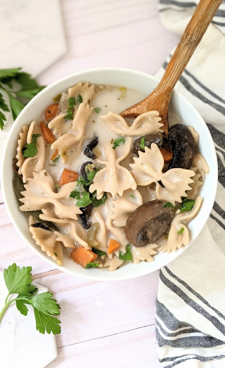 Creamy Mushroom Noodle Soup Recipe