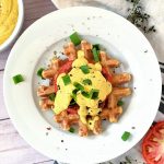 vegan cornbread eggs benedict recipe without eggs plant based hollandaise sauce recipe cozy vegan brunch ideas southwest breakfast vibes vegan