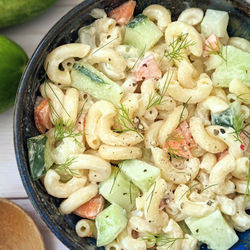 cucumber dill macaroni salad recipe vegan gluten free options with macaroni noodle salad with fresh garden cucumbers and homegrown dill recipes