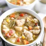 healthy chicken and dumplings soup no chicken chix and dumplings meatless veganary soup recipes for new vegans recipe easy healthy plant based