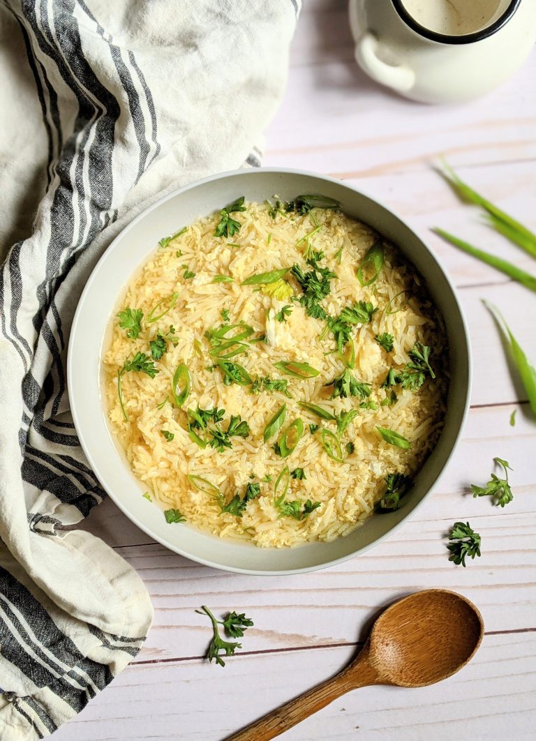 Egg Drop Soup with Rice Recipe
