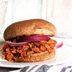 tvp sloppy joes recipe meatless ssloppy joes with textured vegetable protein filling plant based sloppy joes recipe