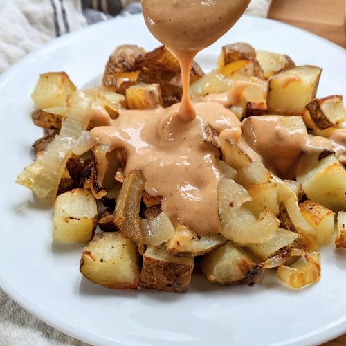 animal style breakfast potatoes recipe healthy in n out potatoes for breakfast thousand island sauce for potatoes with cheese and grilled onions one pan brunches