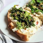 ricotta and kale toast recipe gluten free savory breakfast toasts can i eat kale for breakfast recipes with kale on toast creamy ricotta cheese and kale toast open faced sandwich breakfasts with kale in them healthy ways to eat kale in the morning