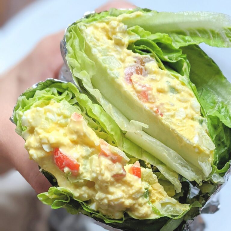 Egg Salad Lettuce Wrap Recipe (Vegetarian, Keto)