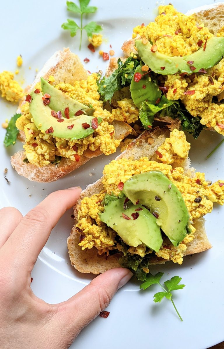 Vegan Scrambled Eggs Recipe (High Protein)