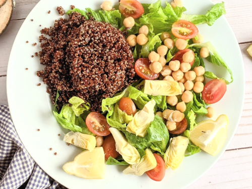 High-Protein Chickpea Quinoa Salad - Cooking For Peanuts