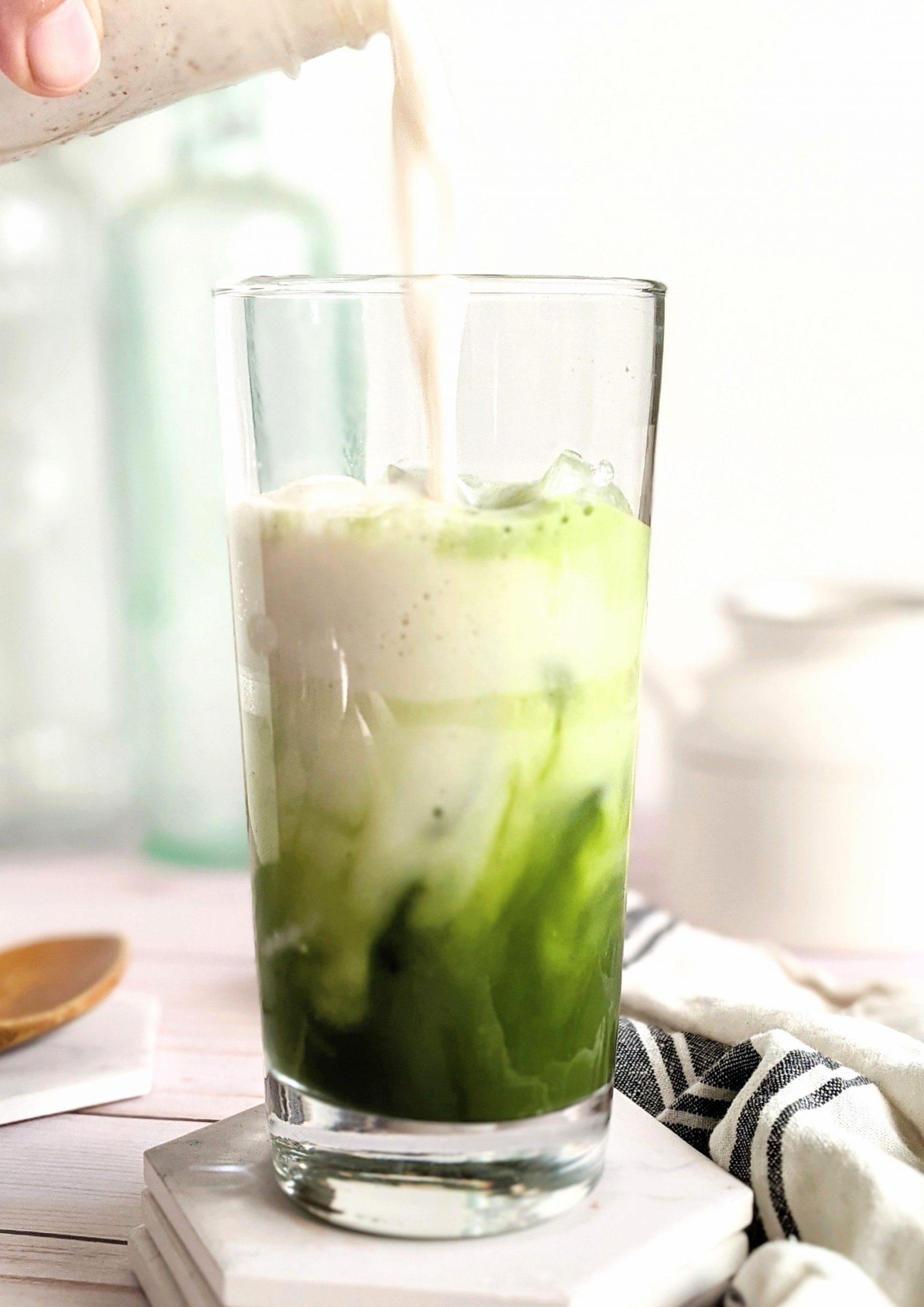 Oat Milk Matcha Latte Recipe (Dairy Free, Vegan) - The Herbeevore