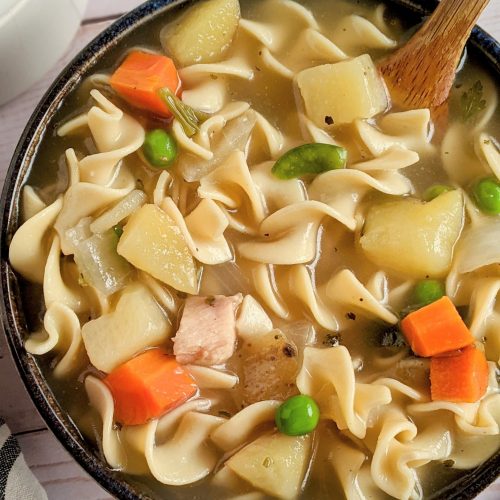 chicken noodle soup with potatoes recipe gluten free dairy free potato chicken soup healthy