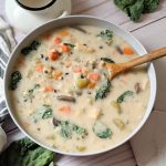 creamy mushroom rice soup recipe vegan dairy free vegan gluten free soups with coconut milk and wild rice blend from trader joes