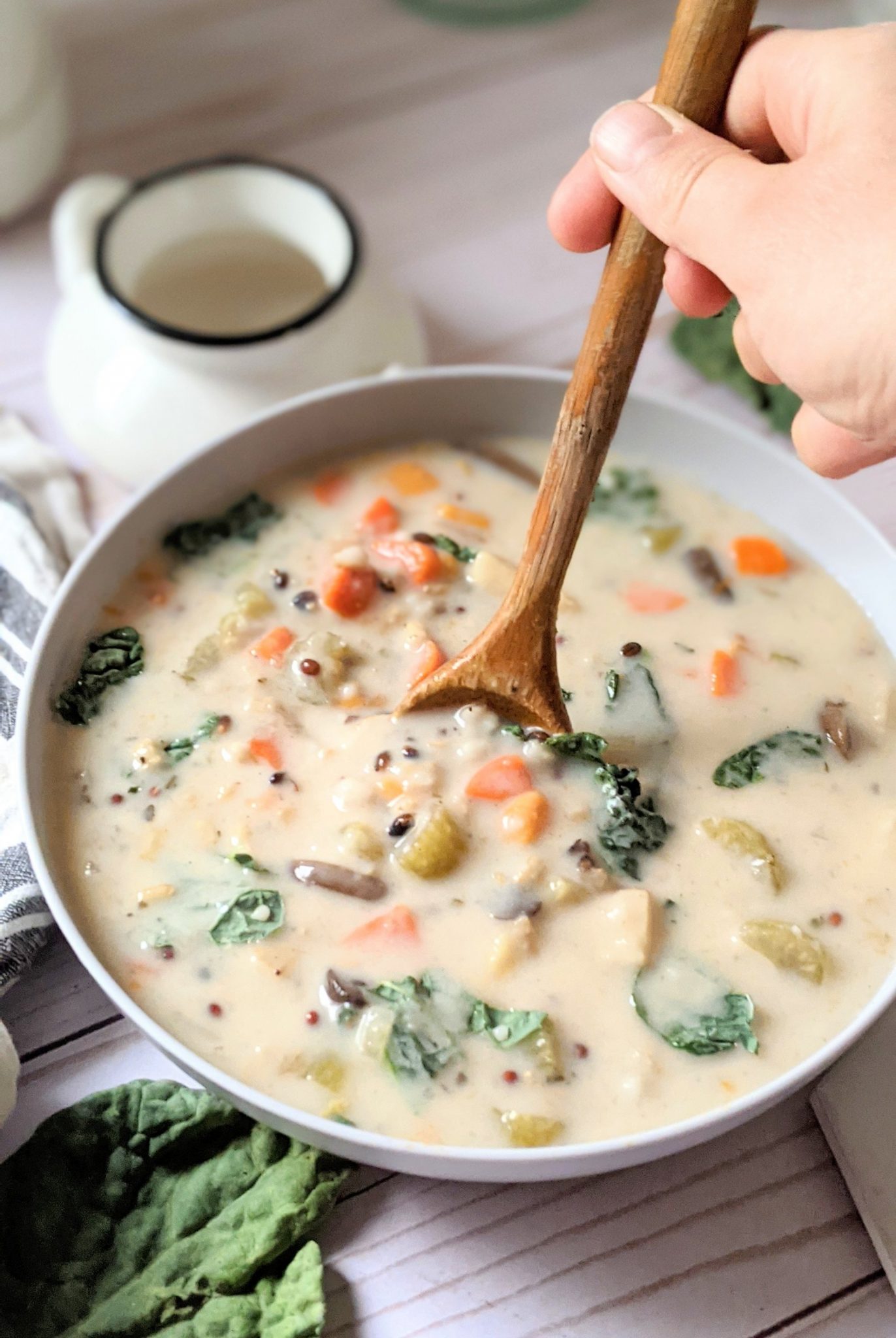 Wild Rice Soup with Coconut Milk Recipe - The Herbeevore