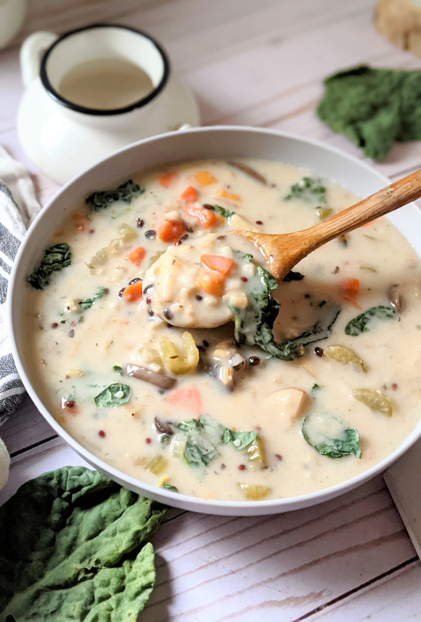 Wild Rice Soup with Coconut Milk Recipe - The Herbeevore