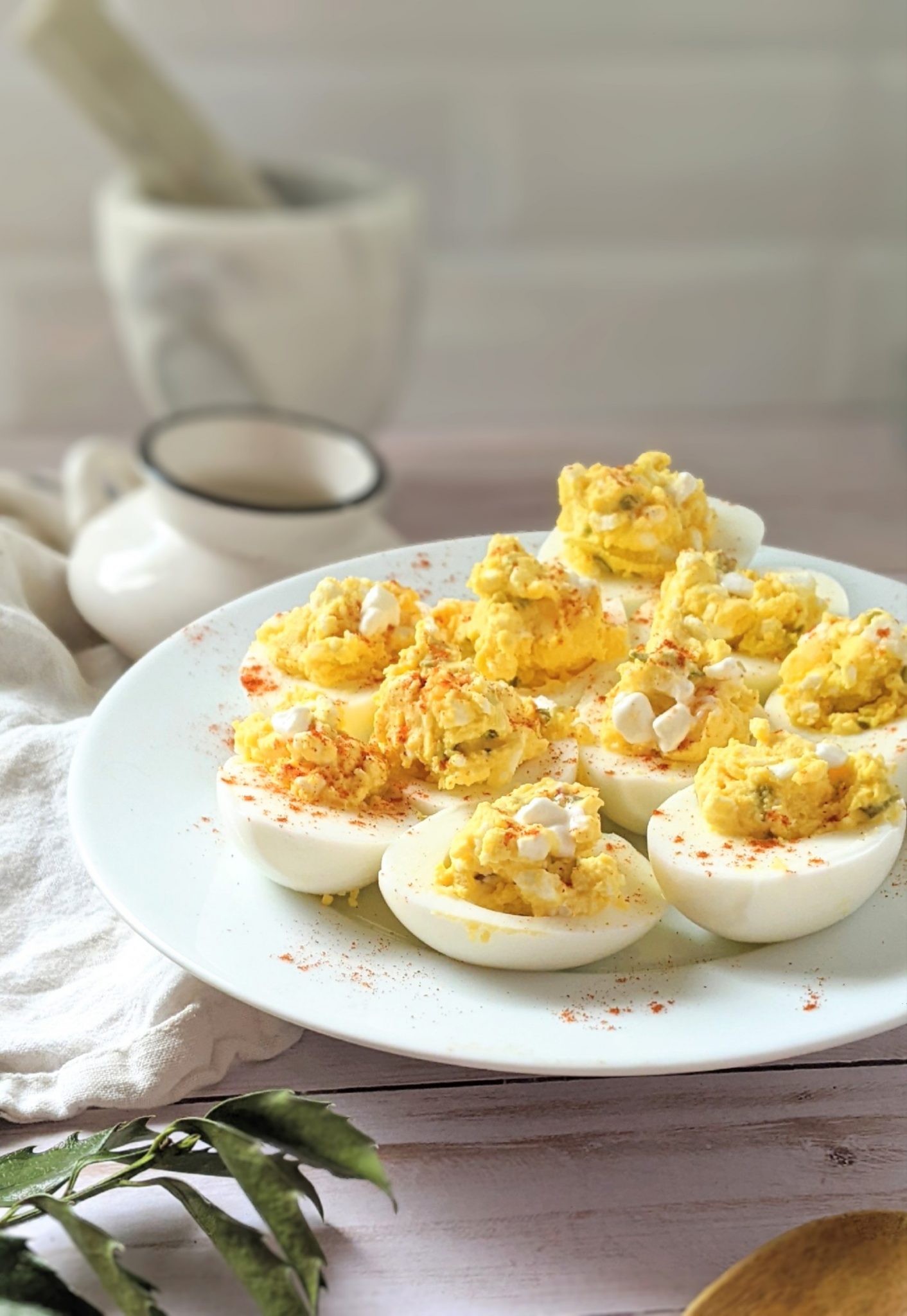 Cottage Cheese Deviled Eggs Recipe (High Protein) - The Herbeevore