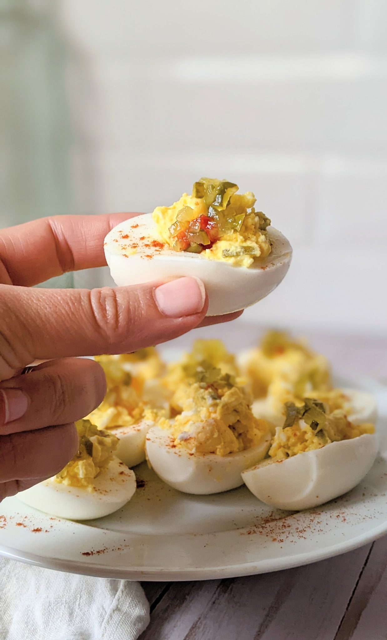 Deviled Eggs With Sweet Relish Recipe The Herbeevore 6440