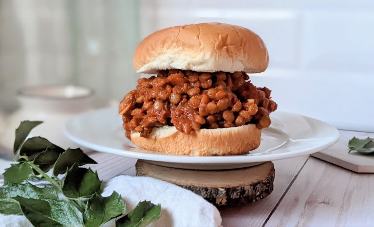 Lentil Sloppy Joes Recipe with Cooked or Canned Lentils
