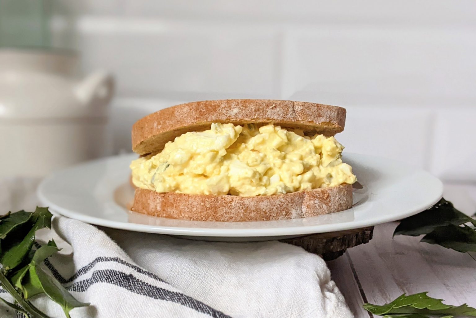 Egg Salad with Relish Recipe - The Herbeevore