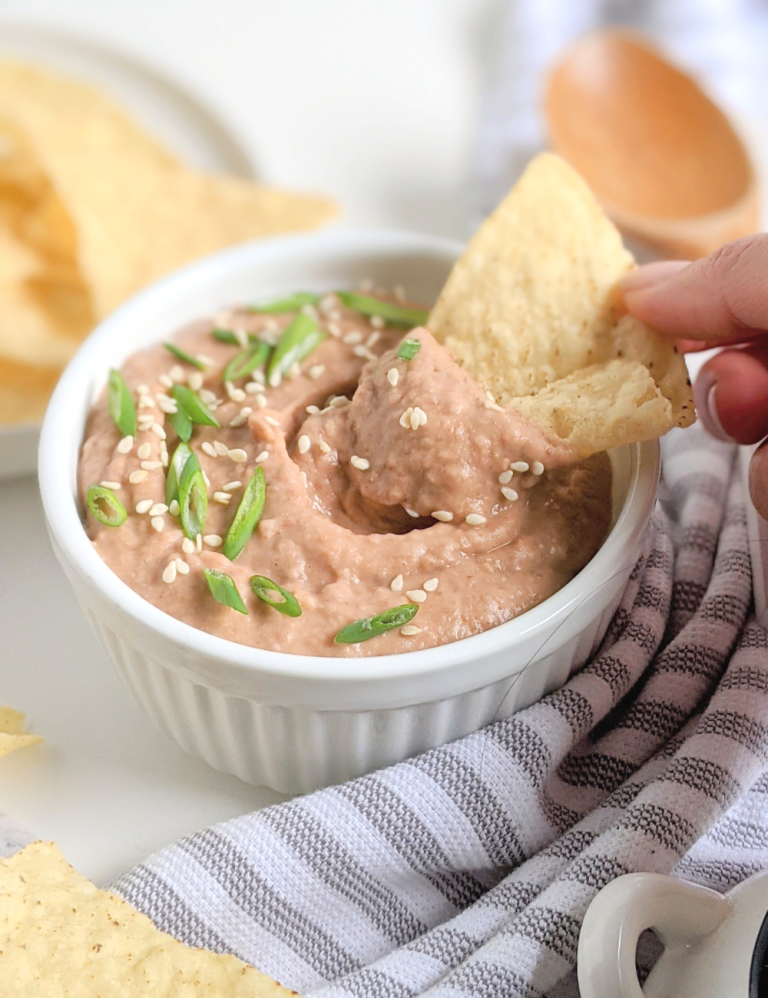Refried Bean Hummus Recipe The Herbeevore